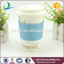 Porcelain cup with lids wholesale